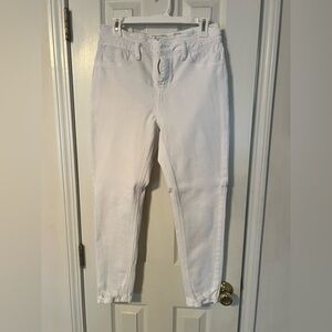 KanCan Women's White Straight Leg Pants